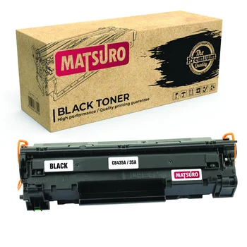 Original Matsuro | Kompatibel udskiftning af tonerpatron til HP CB435A 35A